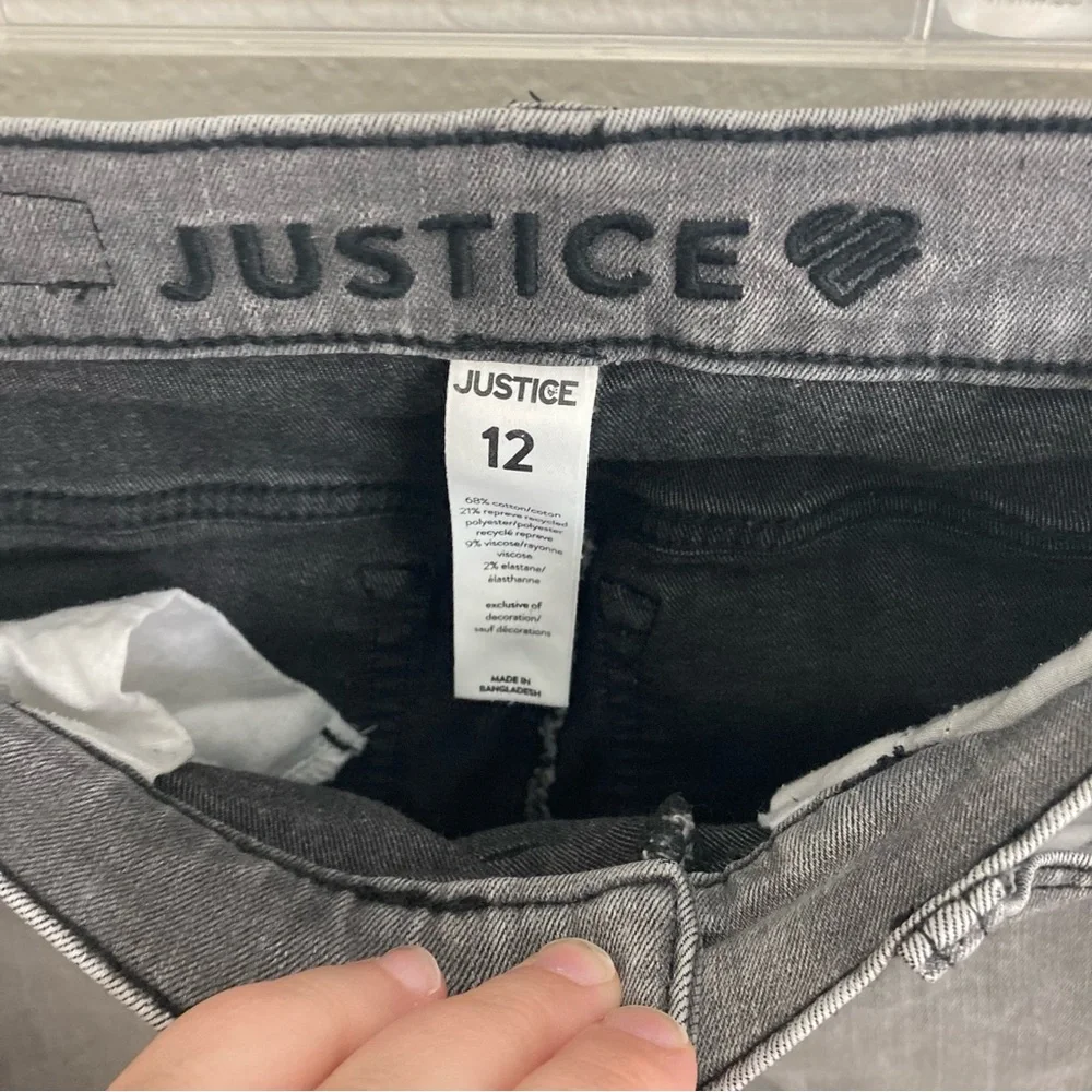 Justice Jeans - Gray - Size Girls 12